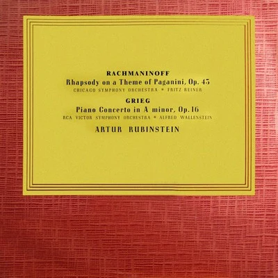 Artur Rubinstein/Henryk SzeryngRachmaninov: Paganini RhapsodyGrieg: Piano Concerto