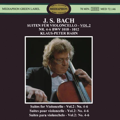 Klaus-Peter HahnLuigi BoccheriniLes Soloists de BourgogneJ. S. Bach: Suites for Violoncello Nos. 4-6, BWV 1010-1012