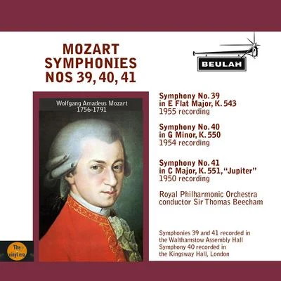 Sir Thomas Beecham/Ilse Hollweg/The Royal Philharmonic OrchestraMozart: Symphonies No. 39, 40, 41