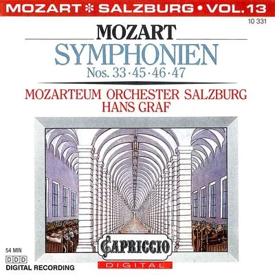 Hans GrafMOZART, W.A.: Symphonies, Vol. 13 (Salzburg Mozarteum Orchestra, Graf) - Nos. 33, 45, 46, 47