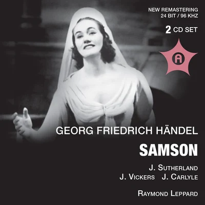 Raymond LeppardMembers of the Glyndebourne Opera ChorusClaudio MonteverdiHenry WardHANDEL, G.F.: Samson [Oratorio] (Vickers, Carlyle, Elms, Rouleau, Pease, Covent Garden Chorus and Orchestra, Leppard) (1959)