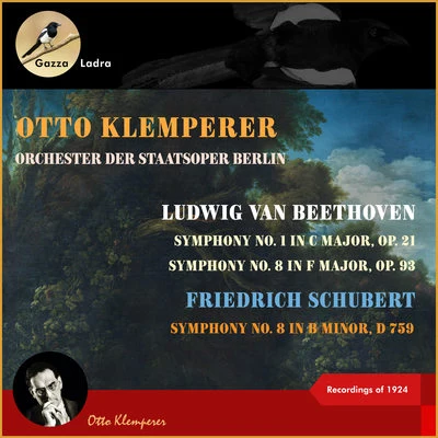 Basil Cameron/Otto Klemperer/Royal Philharmonic Orchestra/Harry Newstone/Boyd Neel Orchestra/Hans Schmidt-Isserstedt/Hans Rosbaud/PHILHARMONIA ORCHESTRA/London Chamber Orchestra/Jacques OrchestraLudwig van Beethoven: Symphony No. 1 in C Major, Op. 21 - Symphony No. 8 in F Major, Op. 93 - Friedrich Schubert: Symphony No. 8 in B Minor, D 759 (Re