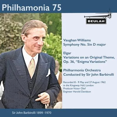 Sir John BarbirolliEdward ElgarThe HalléPhilharmonia 75 Sir John Barbirolli