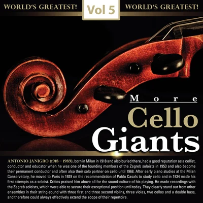 I Solisti Di Zagreb/Arcangelo CorelliMore Cello Giants, Vol. 5