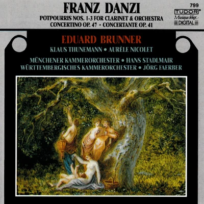 Eduard BrunnerDANZI, F.: Potpourris Nos. 1-3Sinfonias Concertantes (Brunner, Nicolet, Thunemann, Stadlmair, Faerber)