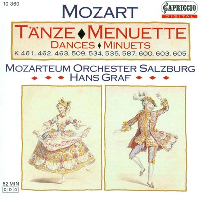 Mozarteum Orchestra SalzburgMOZART, W.A.: Orchestral Music - K. 461, 462, 463, 509, 534, 535, 587, 600, 603, 605 (Salzburg Mozarteum Orchestra)