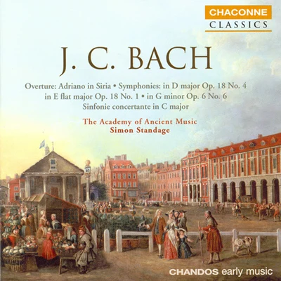 Simon StandageBACH, J.C.: Symphonies in D Major E-Flat MajorG MinorG Major