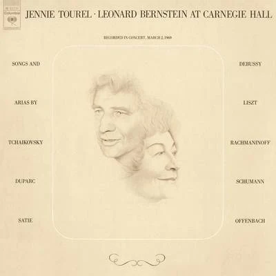 Leonard BernsteinLos Angeles PhilharmonicJennie Tourel & Leonard Bernstein at Carnegie Hall