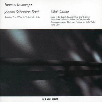 Thomas larcher/Thomas DemengaSuite for Cello Solo No.3 in C, BWV 1009