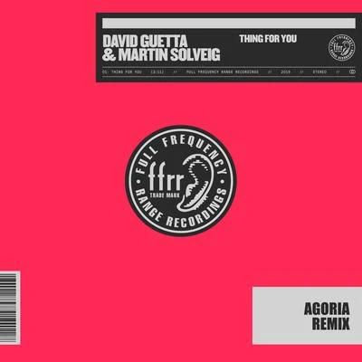 Martin Solveig/David GuettaThing For You (Agoria Remix)