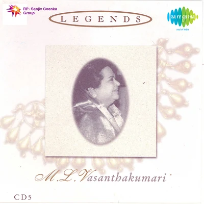 M.L. VasanthakumariLegends M L Vasanthakumari Vol 5