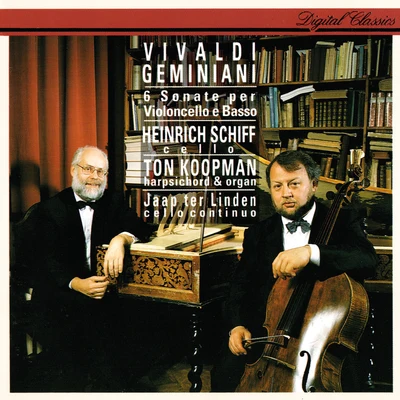 Heinrich Schiff/Yehudi Menuhin/Elisabeth Leonskaja/Maurice Gendron/Academy of St. Martin in the Fields/English Chamber Orchestra/Sir Neville Marriner/György Sebők/János Starker/James JuddVivaldi & Geminiani: Cello Sonatas