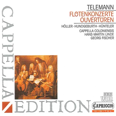 Jörg Dürmüller/Klaus Häger/Christian Bruckner/Eleonore Marguerre/Marianne Beate Kielland/Cappella Coloniensis/Bruno Weil/Ruhr ChorWerkTELEMANN, G.P.: OverturesDouble Concerto for Recorder and Flute (Cappella Coloniensis)