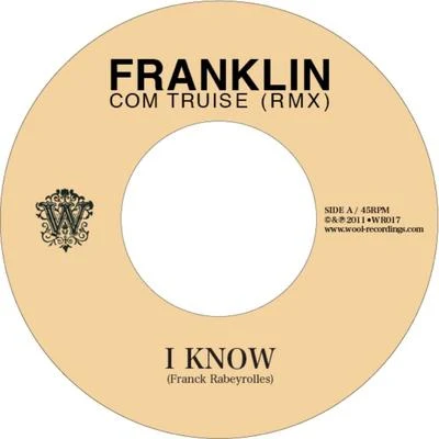 Fight/FranklinI Know EP (Com Truise Rmx)