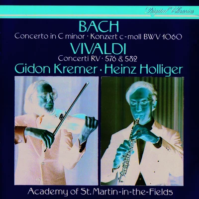 Kammerorchester Basel/Heinz HolligerViolin Concerto in D major, RV 582 "Per la S.S.ma Assunzione di Maria Vergine"