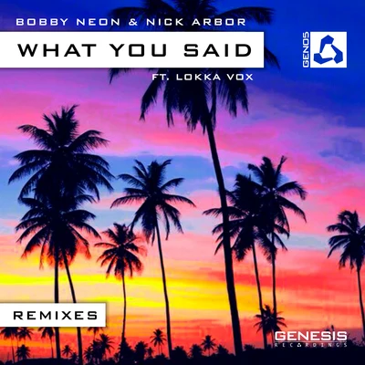 Bobby NeonWhat You Said [Remixes]