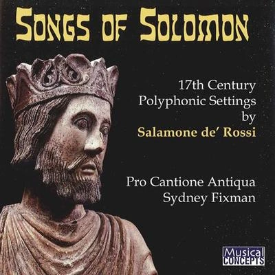 Pro Cantione AntiquaSydney Fixmanha是日masher歷史LOMO (the songs of Solomon):l EMI惡臭pots (tow home would i give hon our)