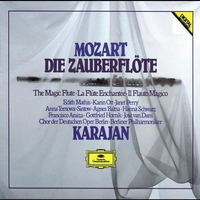 Herbert von KarajanFrancisco AraizaHeiner HopfnerBerliner PhilharmonikerLeopold ValentaAgnes BaltsaGottfried HornikAnna TomowaSintowHanna SchwarzDie Zauberflöte, K.620Act 2: