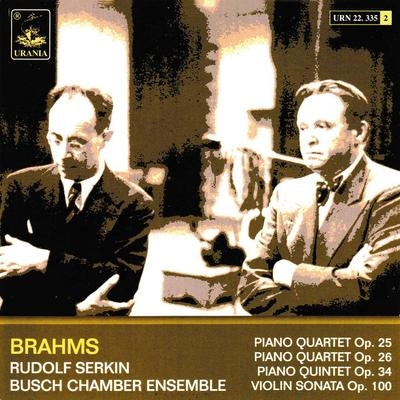 Rudolf SerkinPiano Quinter in G Minor, Op. 25: II: Intermezzo (Allegro ma non troppo)