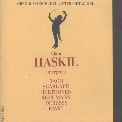 Clara HaskilSonata, for piano in E flat Major, K 193 L 142: flat Major, K 193 L 142: I. Sonata