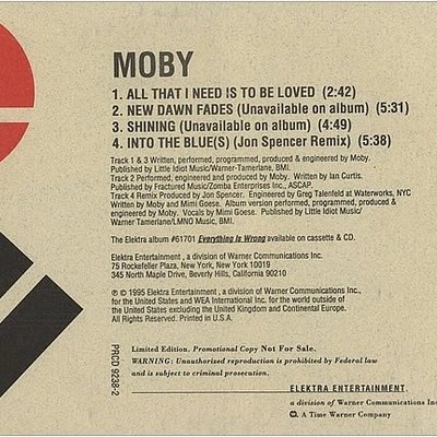 MobyInto the Blue (Jon Spencer remix)