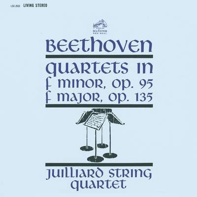 Juilliard String QuartetString Quartet No. 11 in F Minor, Op. 95 "Serioso":I. Allegro con brio