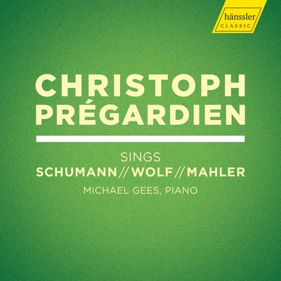 Christoph PrégardienLieder auf Texte von Friedrich Rückert:Rückert Lieder: No. 4, Ich bin der Welt abhanden gekommen