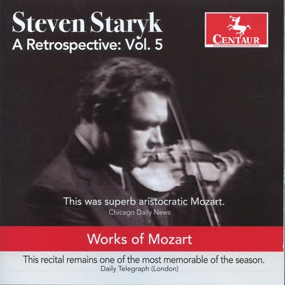 Steven StarykViolin Concerto No. 3 in G Major, K. 216:III. Rondeau: Allegro