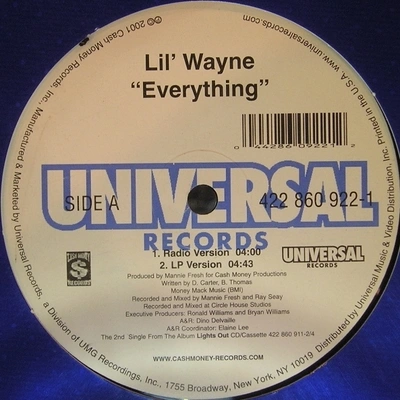 Lil WayneLil WayneEverything (Instrumental)