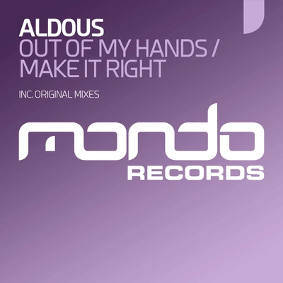 AldousOut Of My Hands (Original Mix)