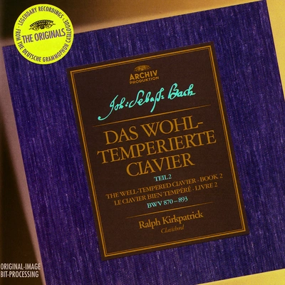 Ralph KirkpatrickPrelude and Fugue in D sharp minor (WTK Book II No.8) BWV 877:Fugue